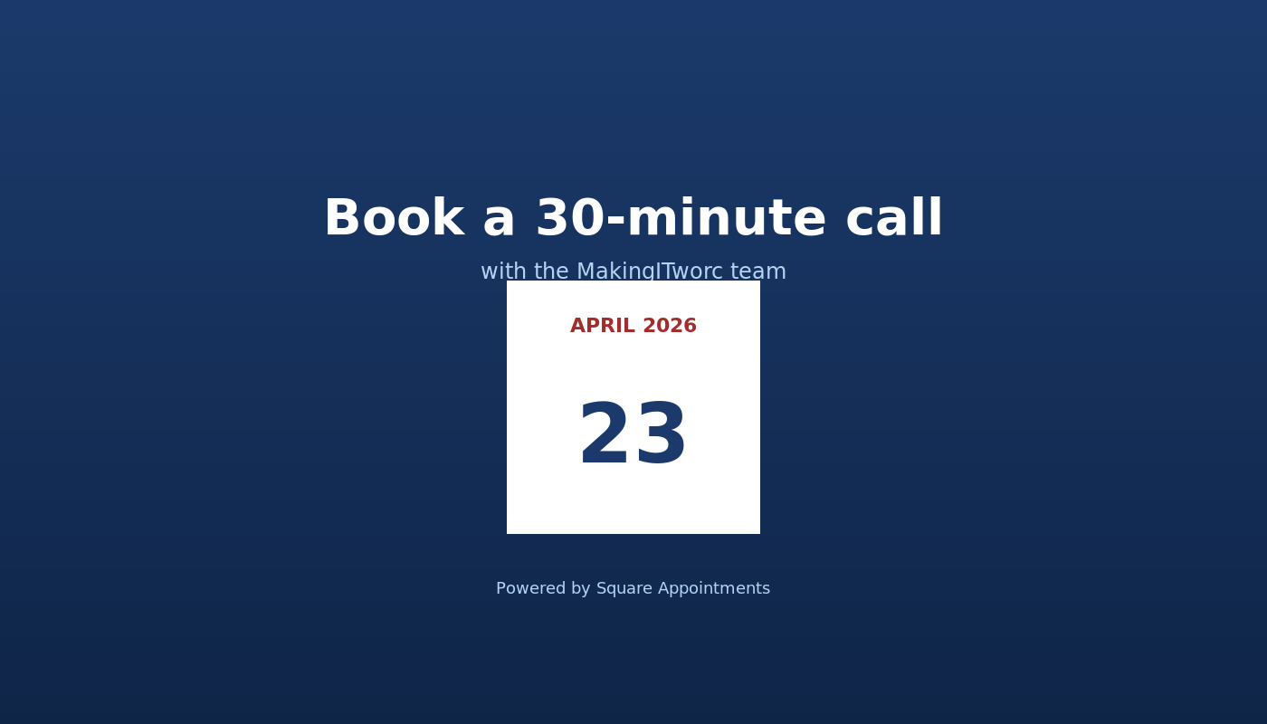 Square Appointments booking — loads live when online